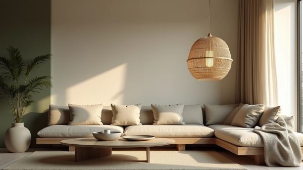 Optimisez votre décoration avec une lampe suspendue en paille